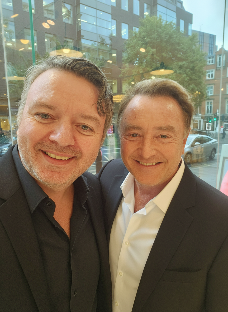 Celebrity encounter photograph